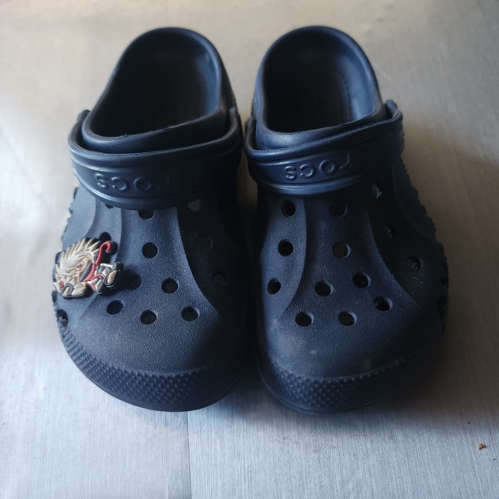 Crocs navy blue. Toddler size 12